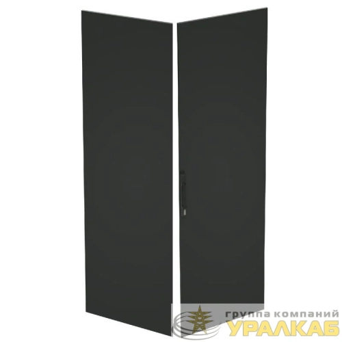 Дверь двойная сплошная IT-CQE 2200х800 RAL7035 DKC 