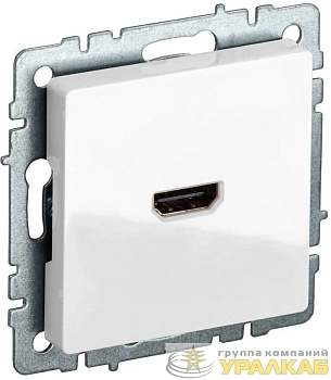 Розетка СП BRITE HDMI РHDMI-0-БрБ механизм бел. IEK 