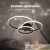 Светильник светодиодный Milena 6141-101 106Вт 3000К-6000К потолочн. с пультом Rivoli Светильник светодиодный Milena 6141-101 106Вт 3000К-6000К потолочн. с пультом Rivoli
