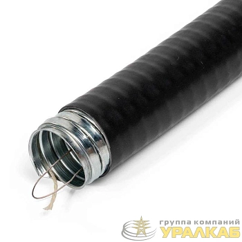 Металлорукав толстостенный МГ HEAVY DUTY 25 с протяжкой (уп.50м) Fortisflex 88405