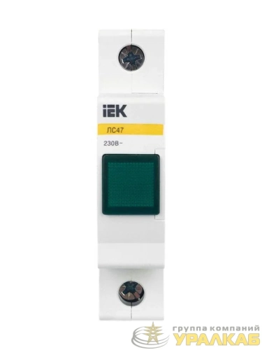 Лампа сигнальная ЛС-47 зел. IEK MLS10-230-K06 детальная картинка