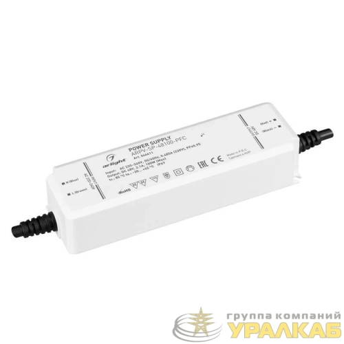 Блок питания ARPV-SP-48100-PFC (48В 2.1А 100Вт) IP67 пластик Arlight 