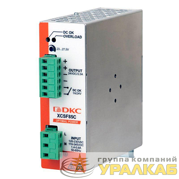 Источник питания OPTIMAL POWER 1ф 85Вт 3.5А 24В с ORing диодом DKC XCSF85CP
