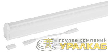 Светильник светодиодный LLED-01-16W-6500-W 16Вт 6500K L1172мм линейный с выключателем Эра 