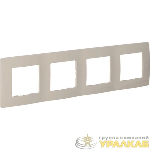 Рамка 4-м Etika сл. кость IEK 