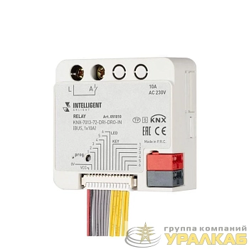 Модуль релейный KNX-7013-72-DRI-DRO-IN (BUS 1х10А) IP20 пластик INTELLIGENT ARLIGHT 051010
