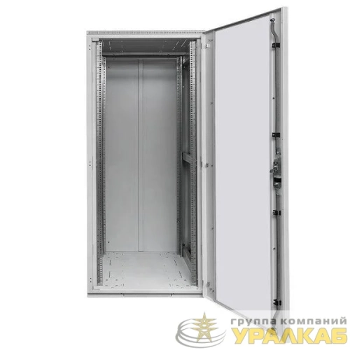 Шкаф напольный 19дюйм TERACOM PRO 24U 600х800мм двери стеклян. с замком-ручкой и метал. сер. EKF 