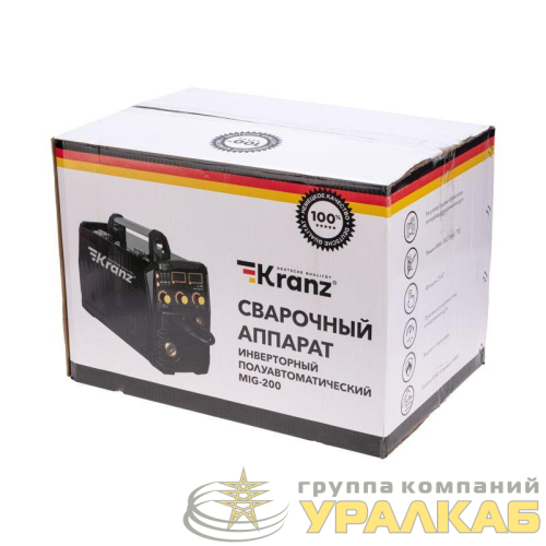 Аппарат сварочный инверторный полуавтоматический MIG-200 Kranz 11-0927