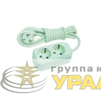 Удлинитель 2х3м с заземл. 16А IP20 Makel MGP113